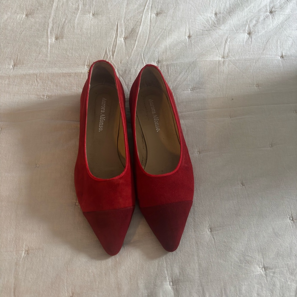 Elegant Red Women's Flats